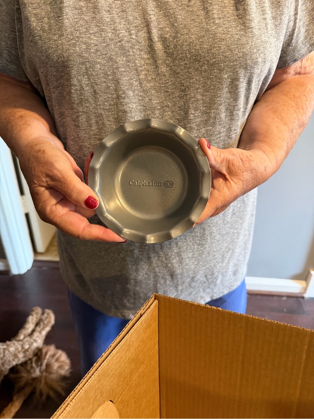 Calphalon Gray Nonstick Mini Pie Dish